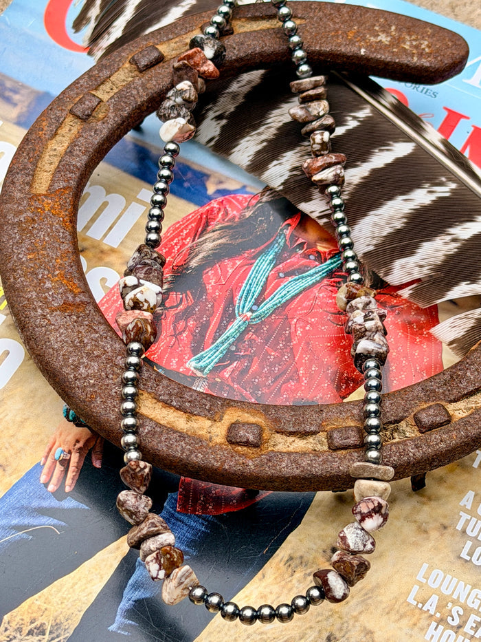 16” Wild Horse Chip Necklace