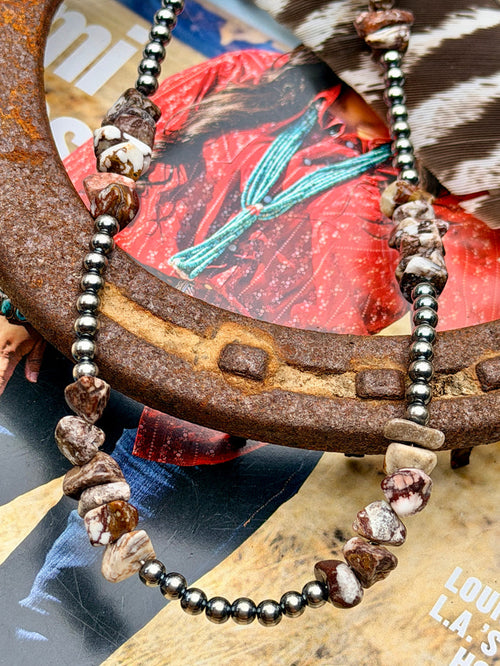 16” Wild Horse Chip Necklace