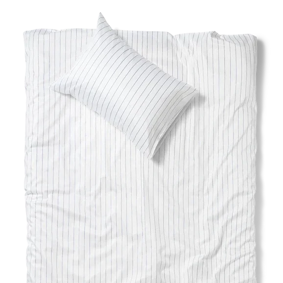 Abate Sengetøy Pinstripe