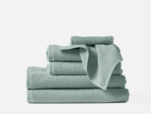 Air Weight® Organic Towels - Set of 6 - Coyuchi | Sea Mist