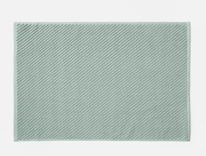 Air Weight® Organic Twill Bath Mat - Coyuchi | Sea Mist
