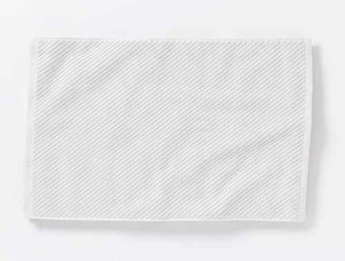 Air Weight® Organic Twill Bath Mat | Alpine White