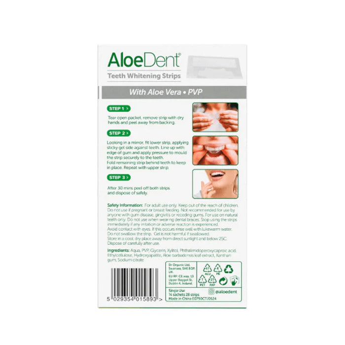 Aloe Dent Teeth Whitening Strips