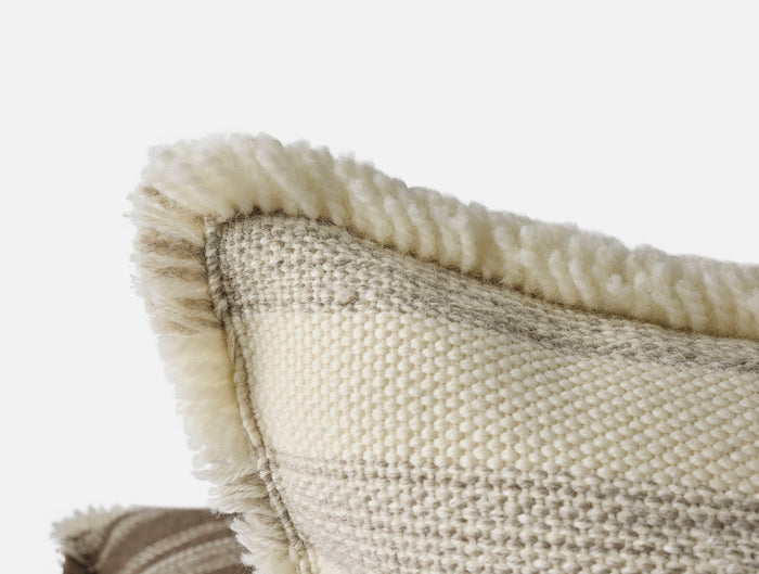 Alpaca Striped Decorative Throw Pillow Cover