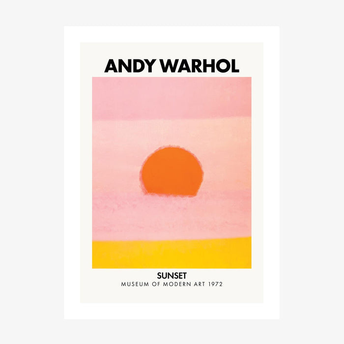 Andy Warhol Sunset No. 1 wall art print
