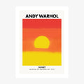 Andy Warhol Sunset No. 3 wall art print