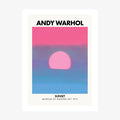 Andy Warhol Sunset No. 4 wall art print