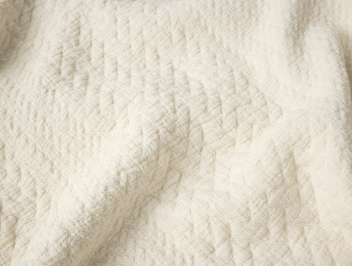 Angeles Organic Matelasse Blanket