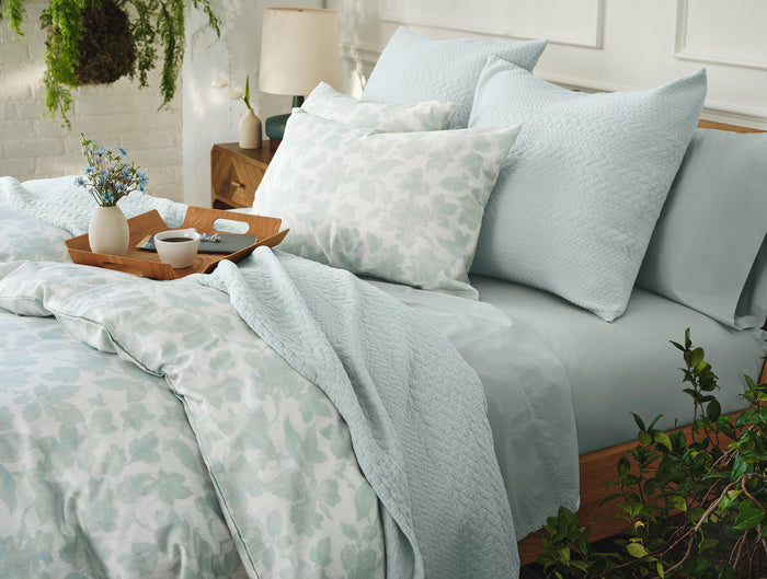Angeles Organic Matelasse Blanket