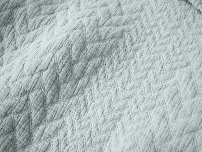Angeles Organic Matelasse Blanket