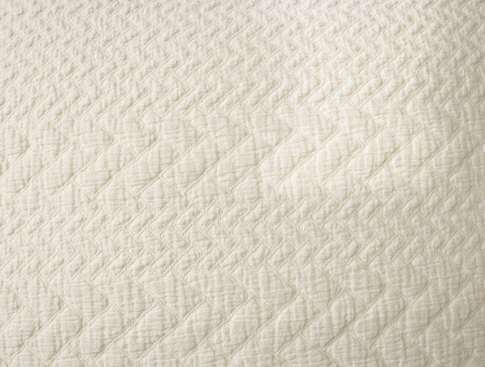 Angeles Organic Matelasse Sham