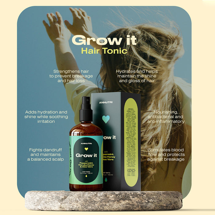 Annutri Grow It Hair Tonic - Evergreen Healthfoods