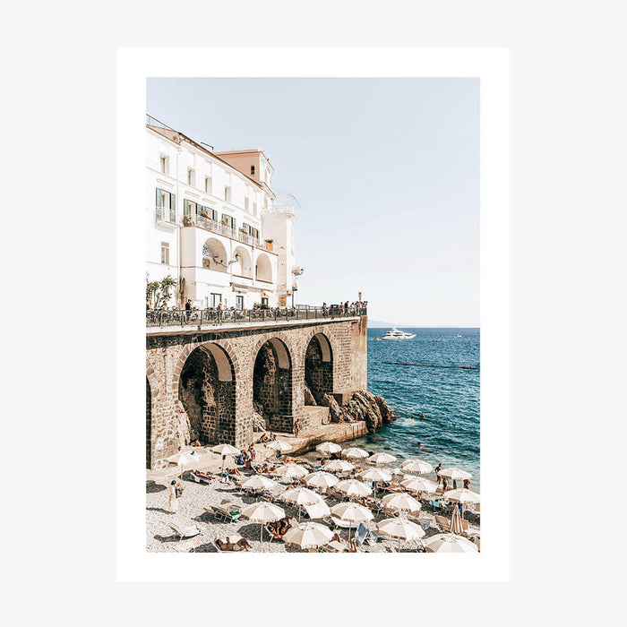Atrani Beach wall art print