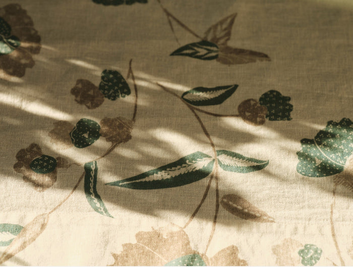 Aurora Print Table Runner | Natural w/Surf