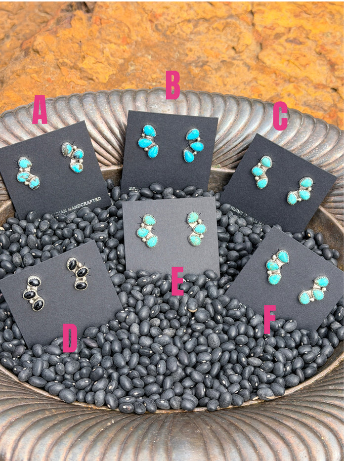 Authentic Half Cluster Earrings