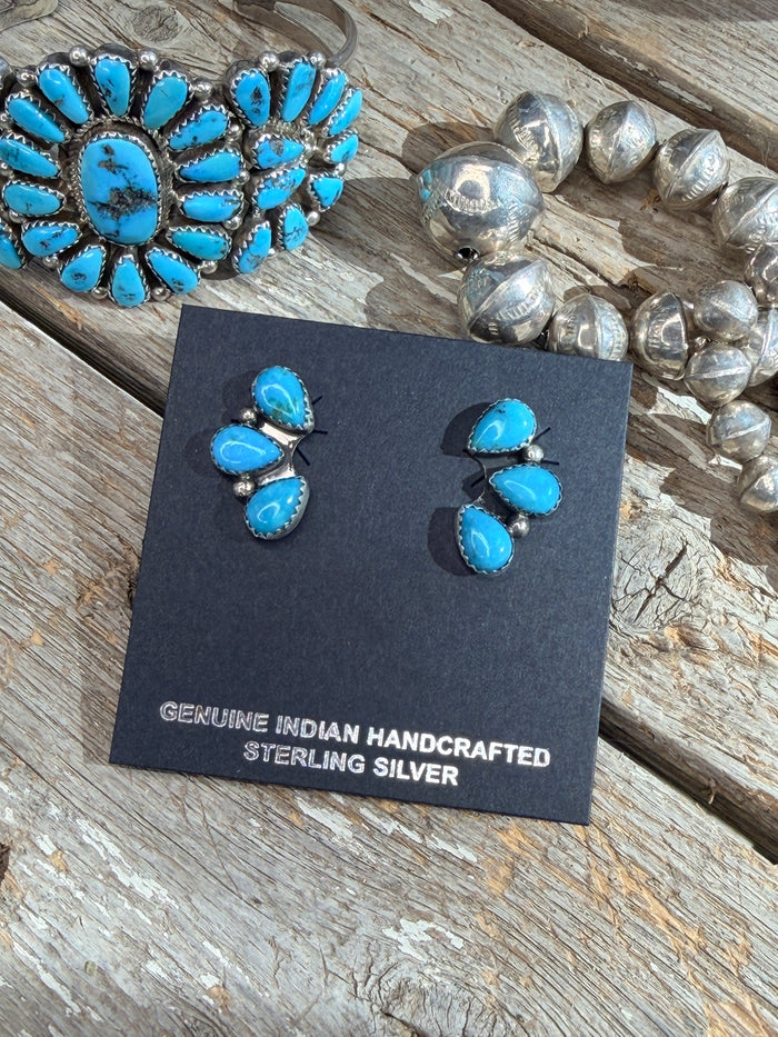 Authentic Half Cluster Earrings