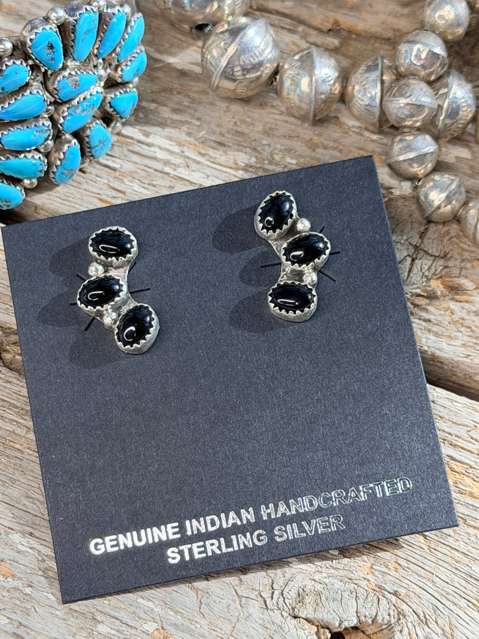 Authentic Half Cluster Earrings