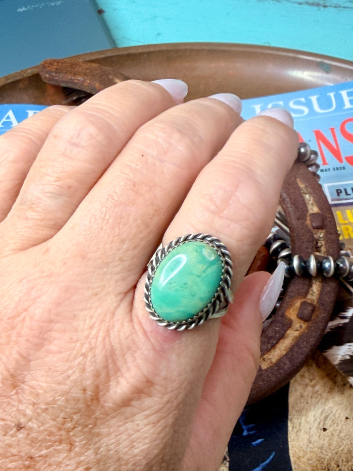 Authentic Turquoise Ring size 7.5