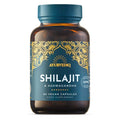 A bottle of Ayurvediq Shilajit & Ashwagandha vegan capsules