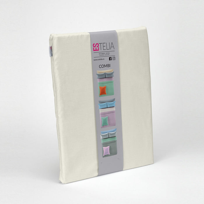 Bajera alto 35 cm algodón crema presentación en bolsa de tela