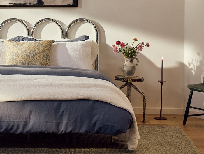 Balboa Organic Print Decorative Pillow Cover + Pillow Insert Set