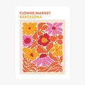 Barcelona Flower Market wall art print
