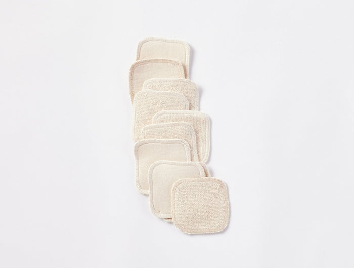 Bare Organic Makeup Pads | Undyed
