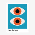 Bauhaus Aqua wall art print