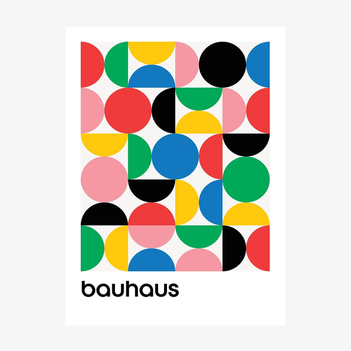 Bauhaus Colours 3 wall art print