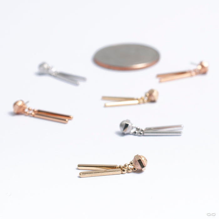 Beam Me Up Press-fit End in Gold from Pupil Hall in assorted materials