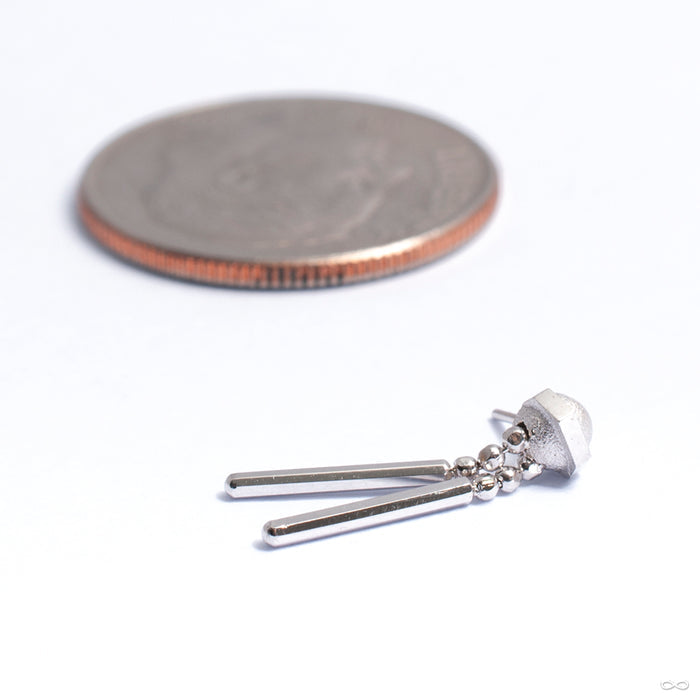 Beam Me Up Press-fit End in Gold from Pupil Hall in white gold