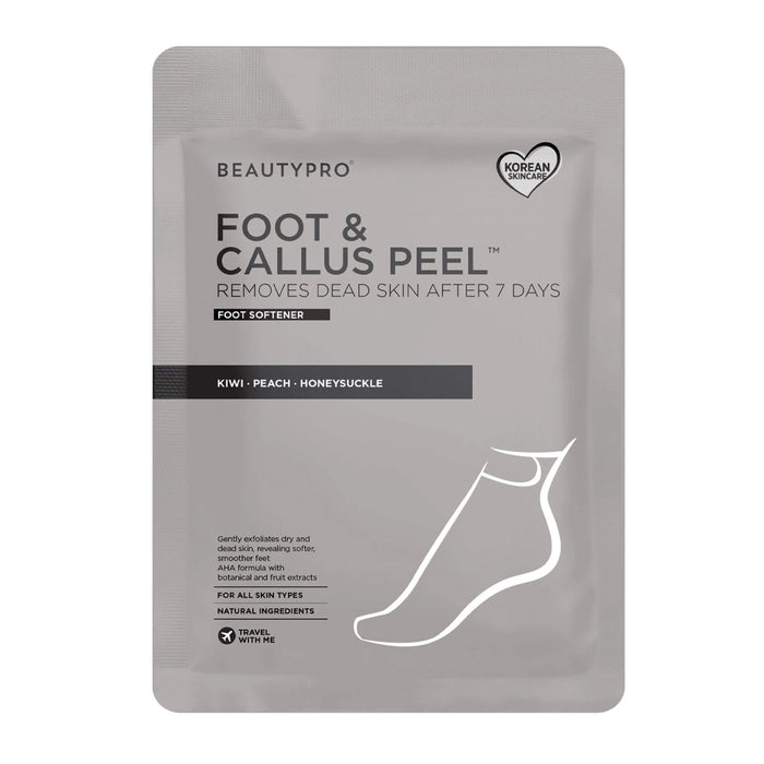 BeautyPro Foot & Callus Peel packaging on a white background