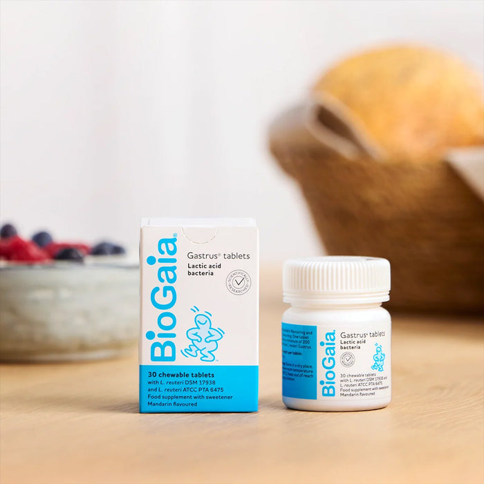 BioGaia Gastrus Lactic Acid Chewable Tablets