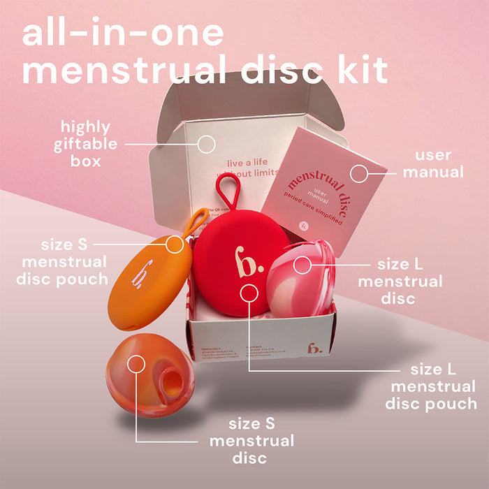Bodyotics Comfidisc Menstrual Discs with Ring  - Orange
