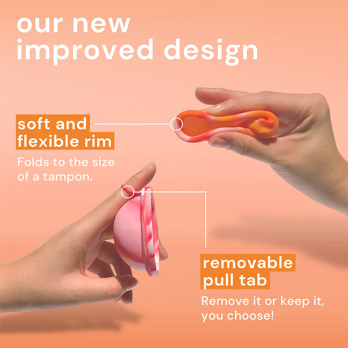Bodyotics Comfidisc Menstrual Discs with Ring  - Orange