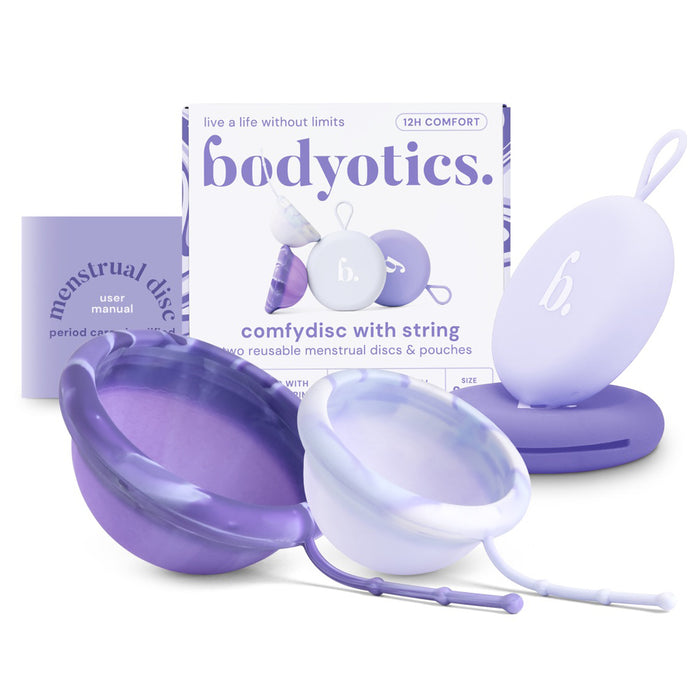 Bodyotics Comfidisc Menstrual Discs with String - Purple