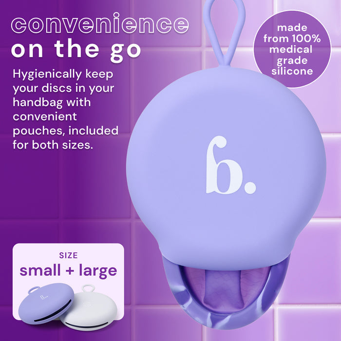 Bodyotics Comfidisc Menstrual Discs with String - Purple