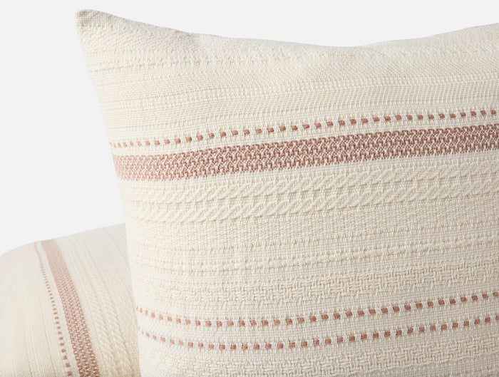 Bonita Organic Decorative Pillow Cover - Coyuchi | Undyed w/Praline
