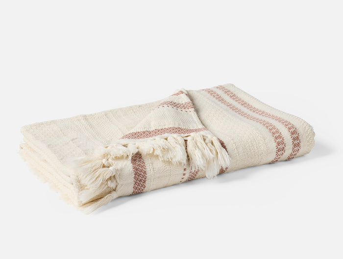 Bonita Organic Throw - Coyuchi | Undyed w/Praline