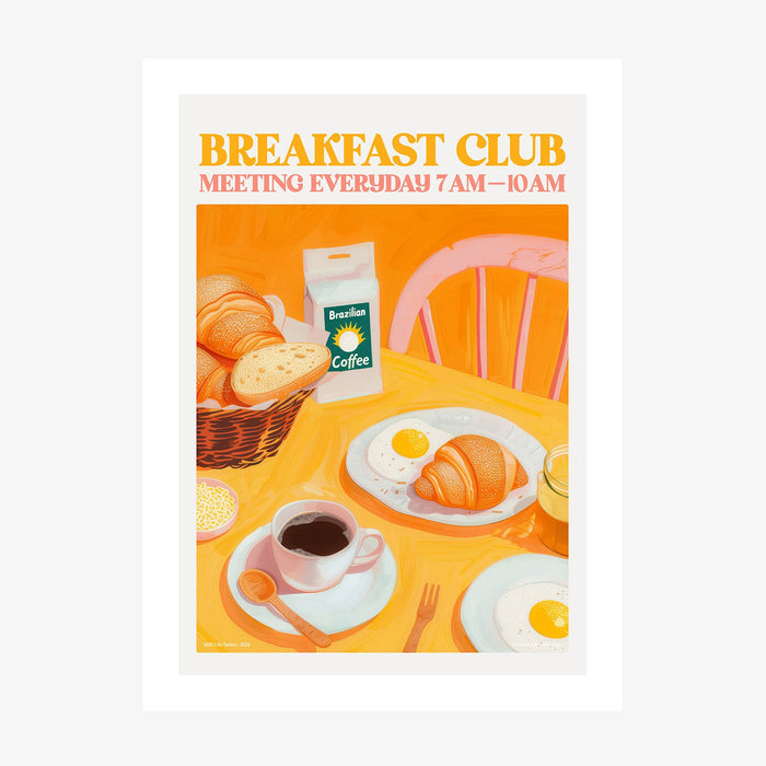 Breakfast Club wall art print