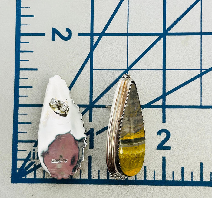 Bumblebee Jasper Earrings