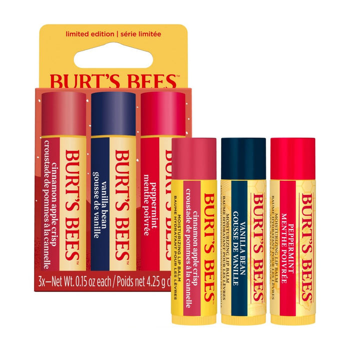 Burt's Bees Winter Wonders Lip Balm Trio