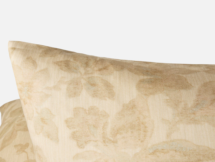 Camellia Organic Print Sham - Coyuchi | Amber