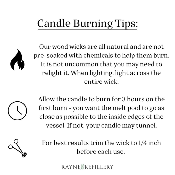 Candle Refill - Designed for Granite & Concord Vessel