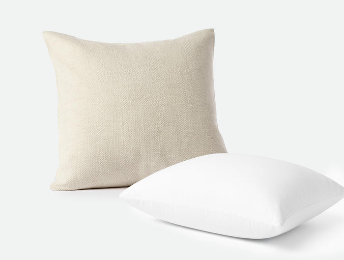Canyon Organic Decorative Pillow Cover + Pillow Insert Set