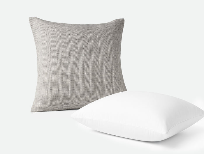Canyon Organic Decorative Pillow Cover + Pillow Insert Set
