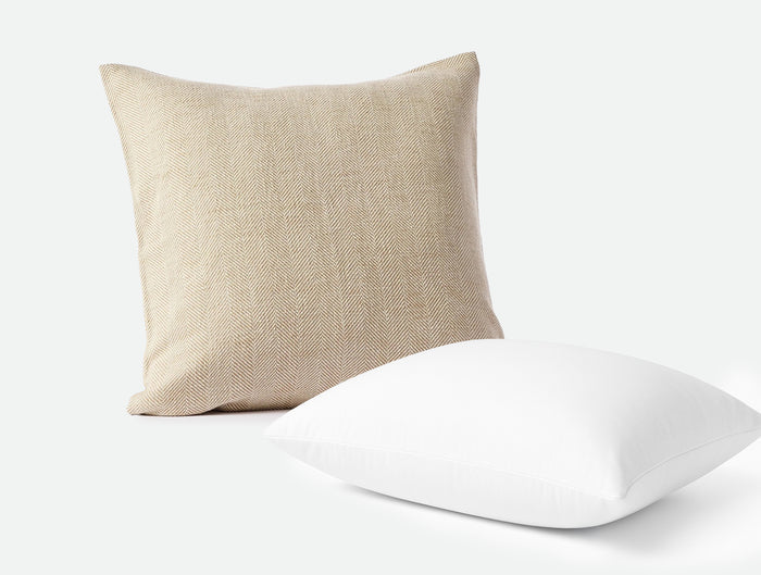 Canyon Organic Decorative Pillow Cover + Pillow Insert Set