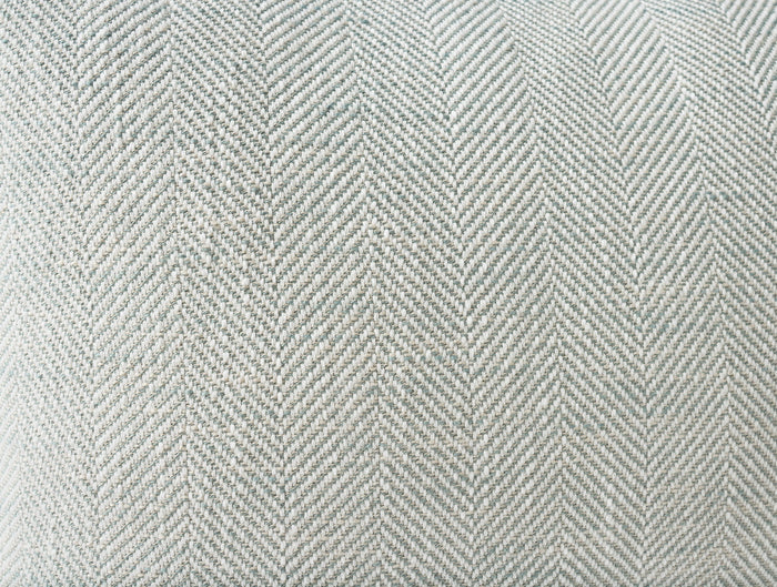Canyon Organic Decorative Pillow Cover - Coyuchi | Lagoon Herringbone