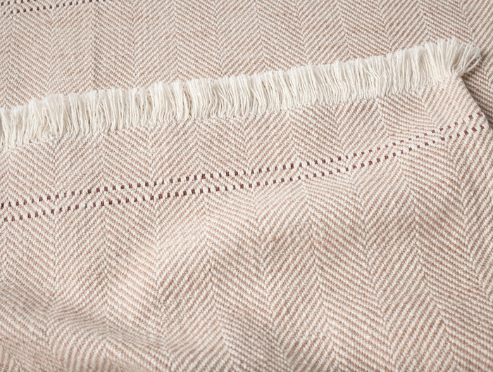 Canyon Organic Throw + Decorative Pillow Cover Set