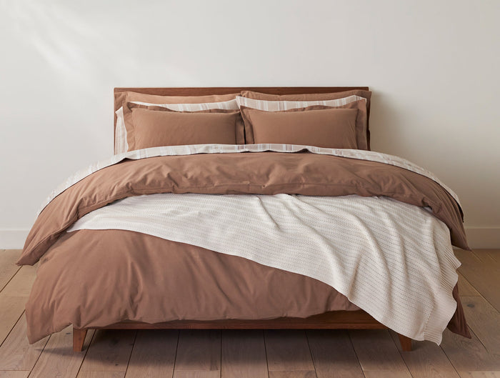 Casa Loma Organic Knit Throw | Undyed